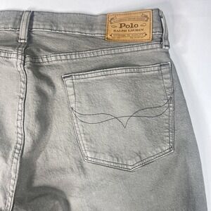 POLO RALPH LAUREN THE SULLIVAN SLIM JEANS GRAY CASUAL Stretch Sz 34x32